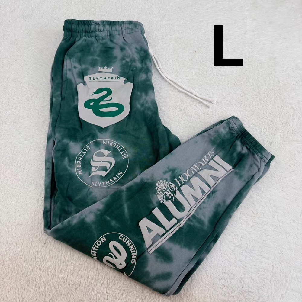 NWOT Harry Potter Slytherin Alumni Tie-Dye Wash Joggers — BoxLunch Exclusive L
